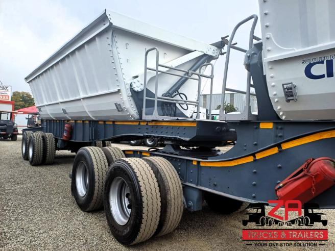 2021 CIMC 40 CUBE SIDE TIPPER TRAILER #52994